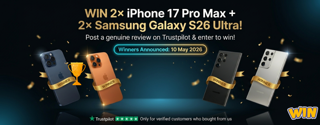 Lucky Draw Prizes - WIN 2x iPhone 17 Pro Max and 2x Samsung Galaxy S26 Ultra